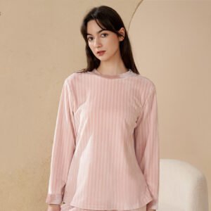 Coral Velvet Pajamas Women’s Autumn And Winter Velvet Thickening Outfit